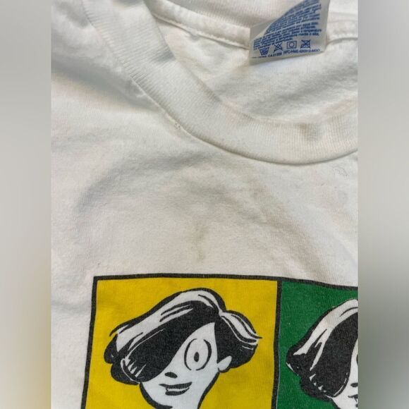 VINTAGE Marsha For Marshalls Graphic T-shirt Men XL White 90s Single Stitch - Picture 3 of 10